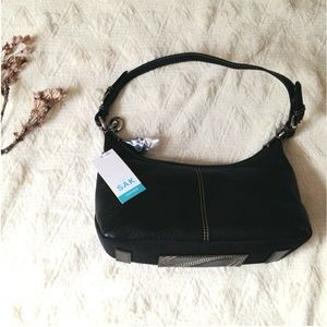 Black Leather Handbag